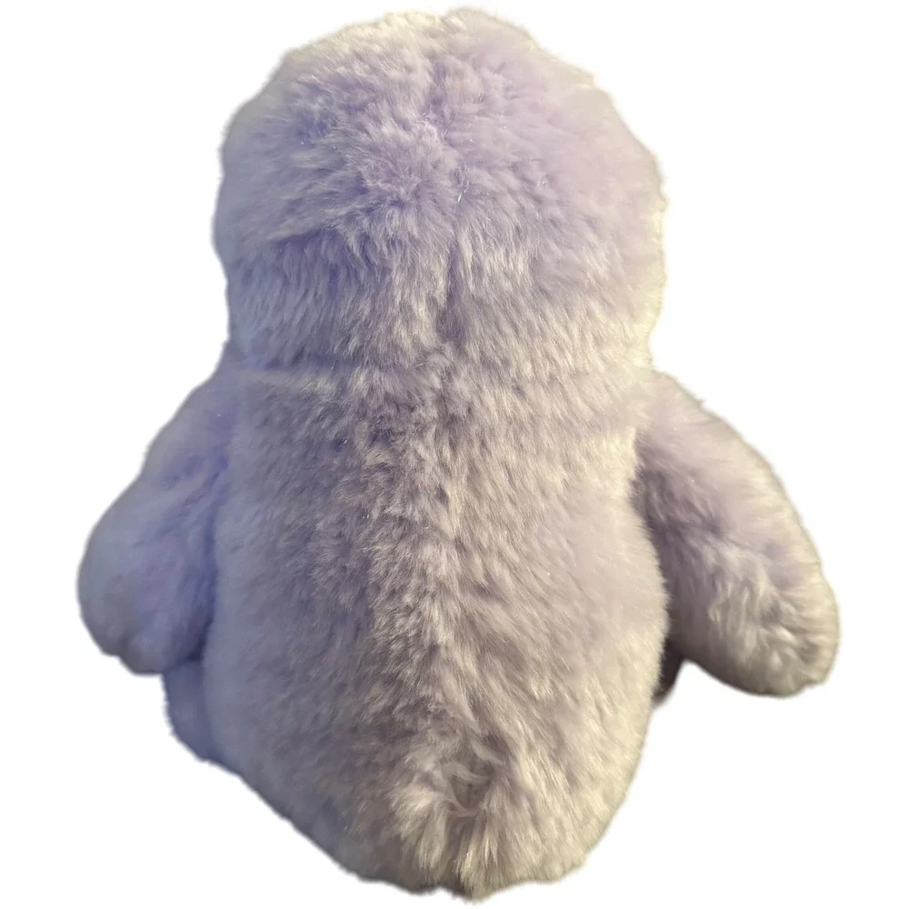 FAO Schwarz Sparklers Plush Sloth Stuffed Animal Lavender Purple Glitter Sparkle